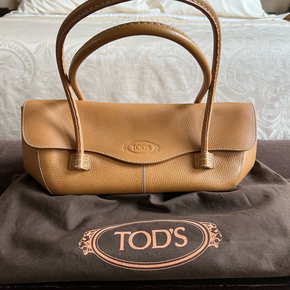 Tod's Brown Leather Shoulder Bag